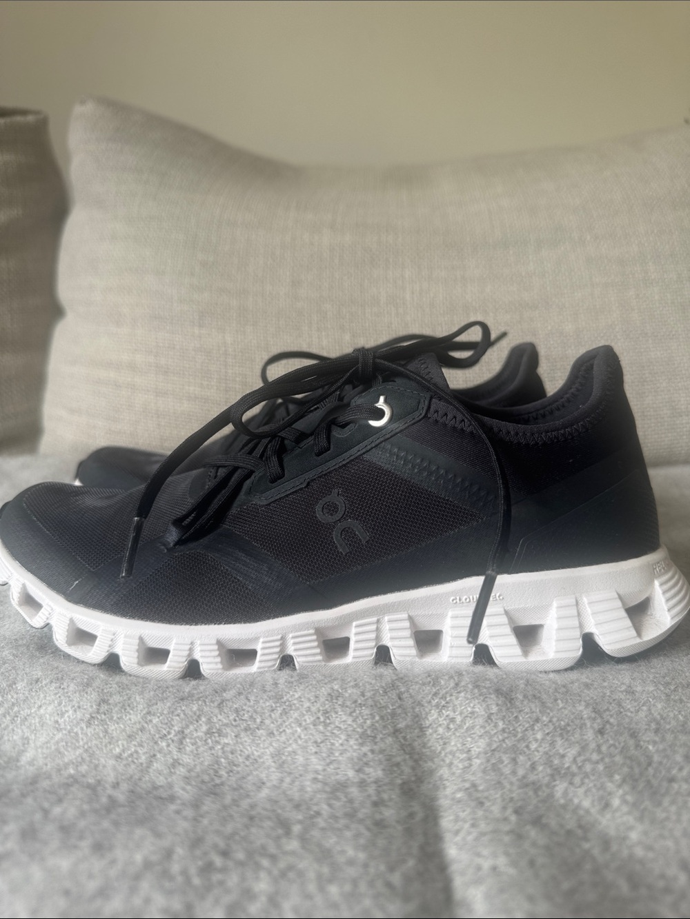 On Running Women’s Cloud Sneakers in Black and White